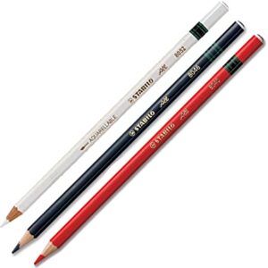 Stabilo-All 3x Pencils (Black-Red-White)