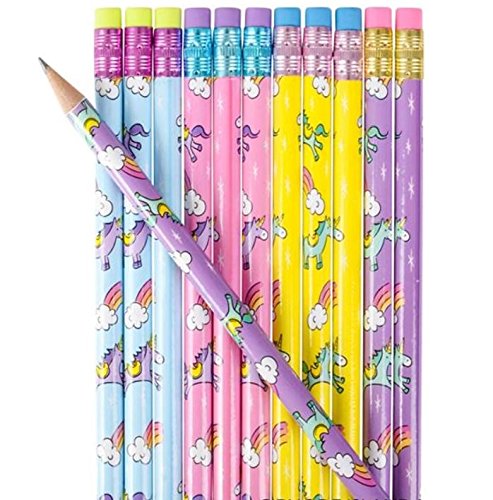 24 Unicorn Pencils- Great For Classrooms, School Supplies, And Party Favors