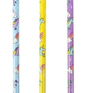 24 Unicorn Pencils- Great For Classrooms, School Supplies, And Party Favors