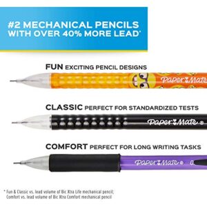 Paper Mate Mechanical Pencils, Write Bros. #2 Pencil, 0.7mm, Assorted Pencil Types, 48 Count