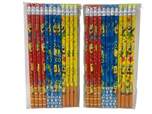 spongebob squarepants authentic licensed 24 wood pencils