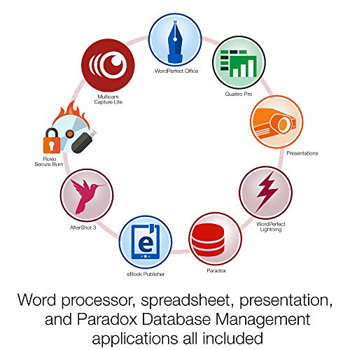 Corel WordPerfect Office 2020 Professional | Word Processor, Spreadsheets, Presentations, Paradox Database Management Documents, Letters, Contracts, Pleading papers, eBooks [PC Download] [Old Version]