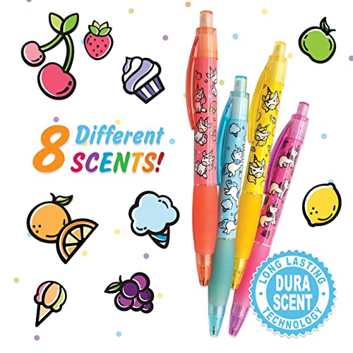 Mechanical Smencils - Scented Mechanical Pencils, 8 Count, Medium Point (0.7mm) (Unicorn)