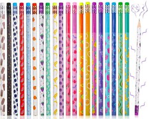 marspark 40 pieces scented pencils holiday pencils welcome back to school pencils cool hb pencils for kids wood smelly pencils with erasers birthday pencils for students classroom reward