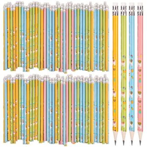 200 pieces llama cactus pencils fun pencil with erasers for children or students as great party favor,reward and novelty gifts (200)