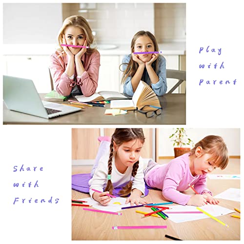 48 PCS Flexible Soft Pencil,Colorful Bendy Pencil,Magic Bendable Pencil with Eraser for Kids Gifts and Reward