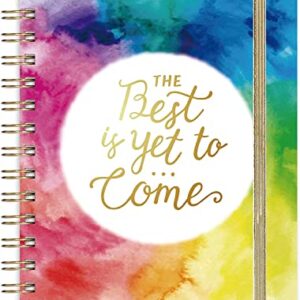 Artfan Journal/Ruled Notebook - Ruled Journal with Premium Thick Paper, 6.4" x 8.5", Hardcover with Back Pocket + Banded - Watercolor
