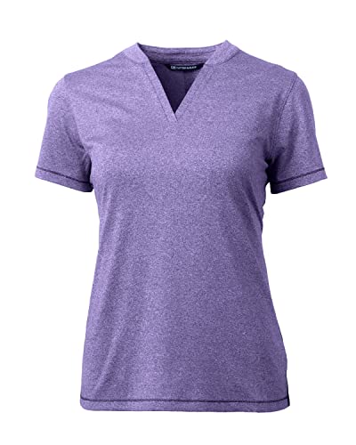 Cutter & Buck Forge Stretch Womens Blade Top, College Purple Heather, XXXL