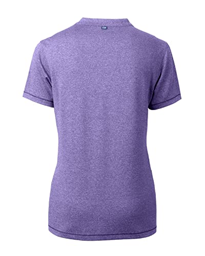 Cutter & Buck Forge Stretch Womens Blade Top, College Purple Heather, XXXL