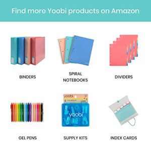 Yoobi No. 2 Pencils - Pre-sharpened Pencils in Pastel Colors, Pink, Lavender, Baby Blue, Yellow, Mint, and Peach - Fun School Supplies for Kids, Teens & Adults - 2 packs of 24#2 Pencils