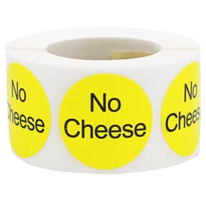no cheese deli labels 1 inch 500 total adhesive labels