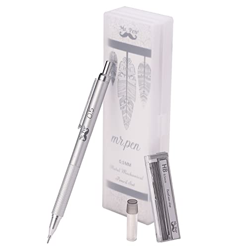 Mr. Pen- Mechanical Pencil 0.5, Metal Mechanical Pencil with Lead and Eraser, Drawing Mechanical pencil, Mechanical Pencil, 0.5 Mechanical Pencil, Lead Pencils Mechanical