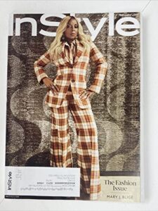 instyle magazine september 2021. mary j. blige