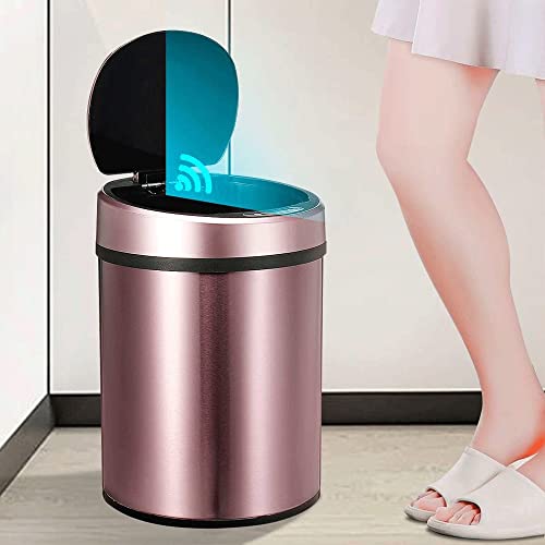 CXDTBH 8L Sensor Trash Can Rechargeable Automatic Smart Waste Bin Infrared Induction Touchless Dustbin (Color : D, Size : 335 * 243mm)