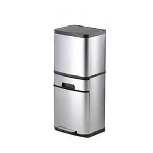 LYSLDH Recycling Kitchen Trash Can Double Dry Wet Separation Rubbish Bin Bathroom Storage Drawers