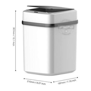 WENLII 10 L Automatic Touchless Smart Trash Can Motion Sensor Trash Bin Rubbish Waste Bin Kitchen Trash Can Garbage Bins