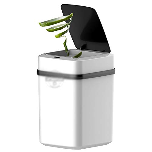 WENLII 10 L Automatic Touchless Smart Trash Can Motion Sensor Trash Bin Rubbish Waste Bin Kitchen Trash Can Garbage Bins