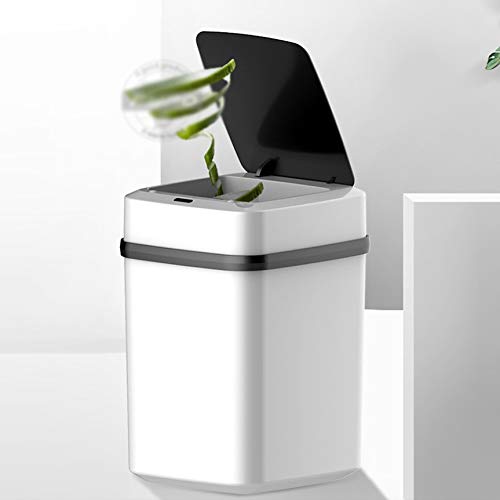 WENLII 10 L Automatic Touchless Smart Trash Can Motion Sensor Trash Bin Rubbish Waste Bin Kitchen Trash Can Garbage Bins