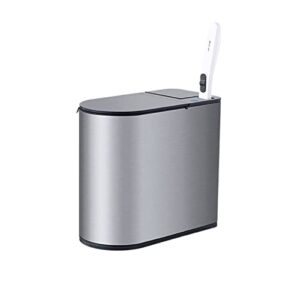 canmnt trash can intelligent induction trash can automatic household toilet toilet with lid narrow paper basket sandwich trash can trash can wastebasket