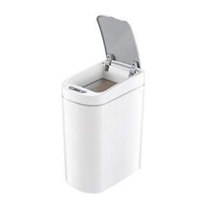 alukap small garbage can 7l smart trash can motion sensor auto sealing led induction cover trash bins ipx3 waterproof