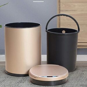 ALUKAP Small Garbage Can Inductive Trash Can Smart Sensor Household Bathroom Trash Can Storage Bin Trash Can Metal Trash Can