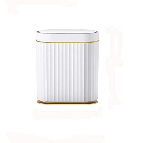 WENLII 7L Smart Sensor Trash Trash Bin Home Electronic Kitche Rubbish Bin Toilet Waterproof Narrow Storage Bucket