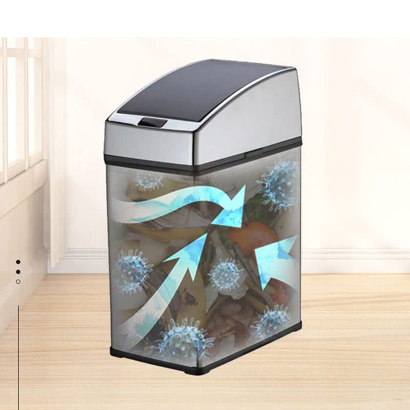 WENLII Smart Trash Bin Induction Dustbin Automatic IR Sensor Dustbin Rubbish Can Household Waste Bins Cleaning Accessories (Color : D, Size : 11cm x 18.5cm x 33.5cm)