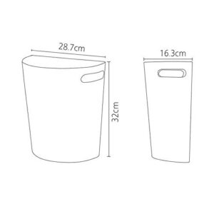 ALUKAP Small Garbage Can Kitchen Trash Can Plastic Wall Mounted Trash Bin Garbage Bag Holder Waste Container Bathroom Dustbin