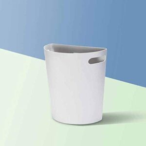 ALUKAP Small Garbage Can Kitchen Trash Can Plastic Wall Mounted Trash Bin Garbage Bag Holder Waste Container Bathroom Dustbin