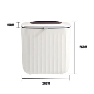 XBWEI Organizer Small Trash Can Plastic Wall Garbage Bin Cleaning Tools Kitchen Accessories