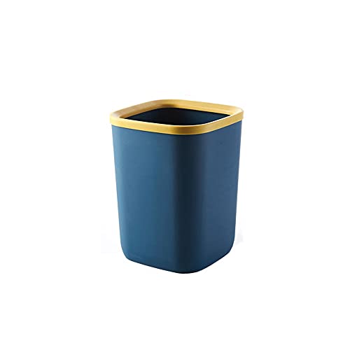 UNNIQ Trash can, Rectangular Trash Can,Garbage Container Bin for Bathrooms, Powder Rooms, Kitchens, Home Offices Plastic