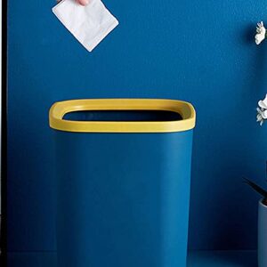 UNNIQ Trash can, Rectangular Trash Can,Garbage Container Bin for Bathrooms, Powder Rooms, Kitchens, Home Offices Plastic