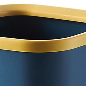 UNNIQ Trash can, Rectangular Trash Can,Garbage Container Bin for Bathrooms, Powder Rooms, Kitchens, Home Offices Plastic