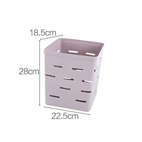 UNNIQ Trash can, Garbage bin Household can be Used in The Kitchen, Bedroom and Living Room PP Material Trash bin with Gland