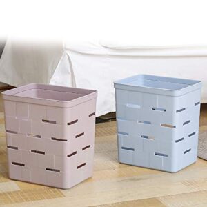 UNNIQ Trash can, Garbage bin Household can be Used in The Kitchen, Bedroom and Living Room PP Material Trash bin with Gland