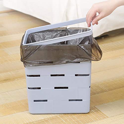 UNNIQ Trash can, Garbage bin Household can be Used in The Kitchen, Bedroom and Living Room PP Material Trash bin with Gland