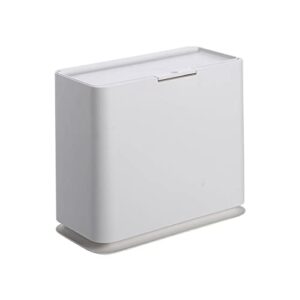n/a 2 grids point cover narrow type toilet trash can bathroom kitchen garbage rubbish bin