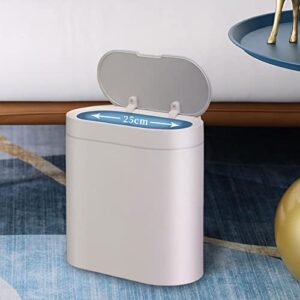 ALUKAP Small Garbage Can Smart Sensor Trash Can Automatic Household Electronic Trash Can Kitchen Trash Bin Toilet Waterproof Narrow Seam Sensor Bin