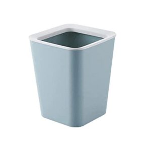 unniq trash can, the square trash bin can be used for garbage storage in toilets, kitchens and living rooms. (color : blue, size : medium)