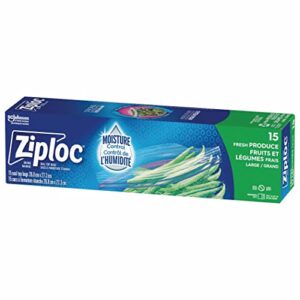 Ziploc Fresh Produce Bags Large - 15 Count