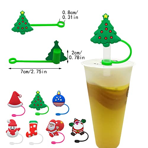 Silicone Straw Caps Drinking Straw Straw Charms for Straws Party Straw Tie Event Dresses for Women Evening (A, One Size)