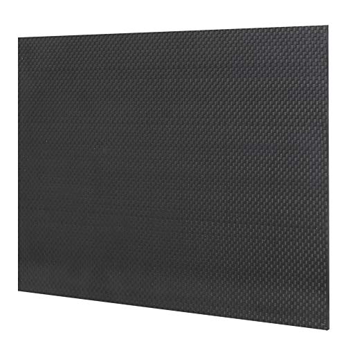 Carbon Fiber Board, High Hardness Carbon Fiber Sheet for Helicopter(Bright 230 * 170 * 0.5 mm)