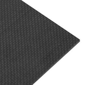 Carbon Fiber Board, High Hardness Carbon Fiber Sheet for Helicopter(Bright 230 * 170 * 0.5 mm)