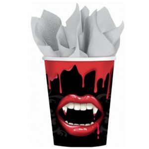 amscan – fangtastic halloween 9 oz. paper cups