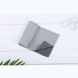 GUOOLM 1pc Quick-Drying Sport Towel with Case (Color : Grey, Size : One-Size)