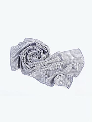 GUOOLM 1pc Quick-Drying Sport Towel with Case (Color : Grey, Size : One-Size)