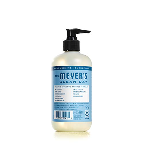 Mrs. Meyer's Hand Soap, Made with Essential Oils, Biodegradable Formula, Rain Water, 12.5 fl. oz