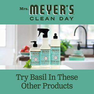 Mrs. Meyer's Hand Soap Refill, Made with Essential Oils, Biodegradable Formula, Basil, 33 Fl. Oz - Pack Of 2