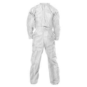 KleenGuard 49004 A20 Breathable Particle-Pro Coveralls, Zip, X-Large, White (Case of 24)