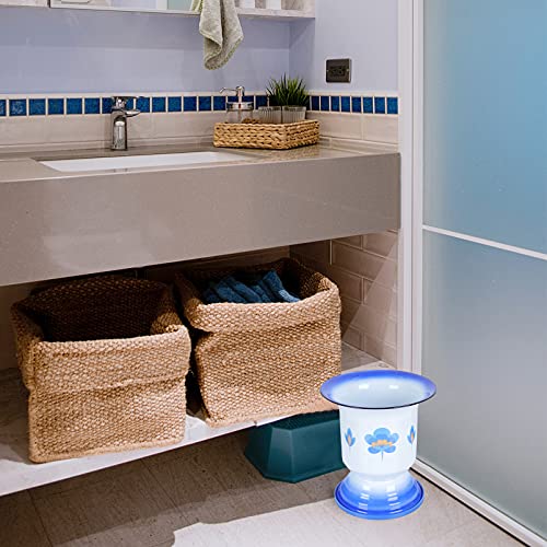 DOITOOL Bedpan Enamel Spittoon Portable Bedpan Seat Urinal Chamber Pot for Pregnant Women Elderly Children Urine Bucket Portable Toilet